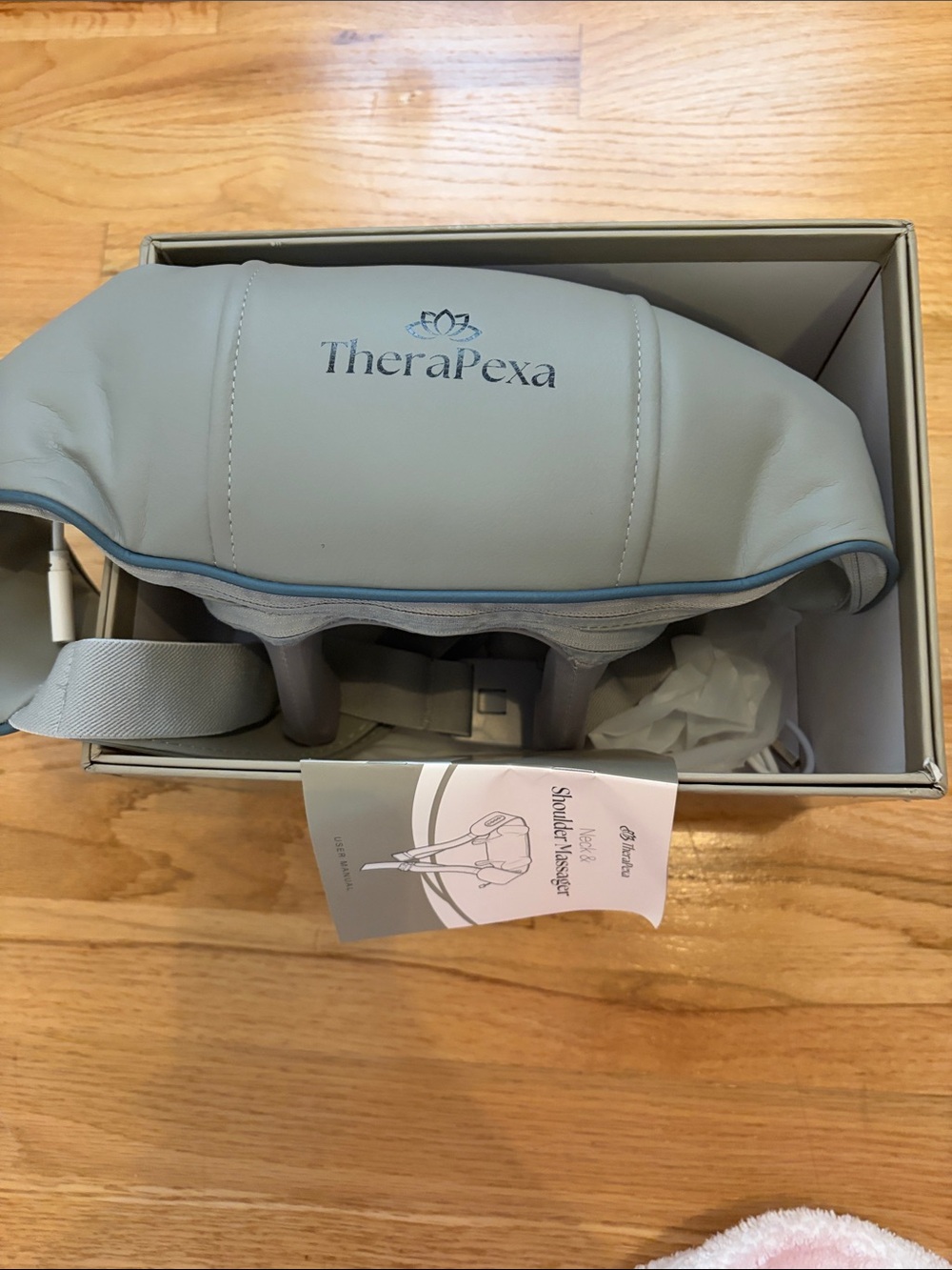 New in Box TheraPexa Neck & Shoulder Massager Cordless Deep Tissue Heat Massage - Picture 1 of 5